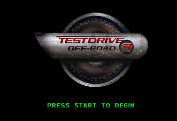 Test Drive Off-Road 3 Title Screen